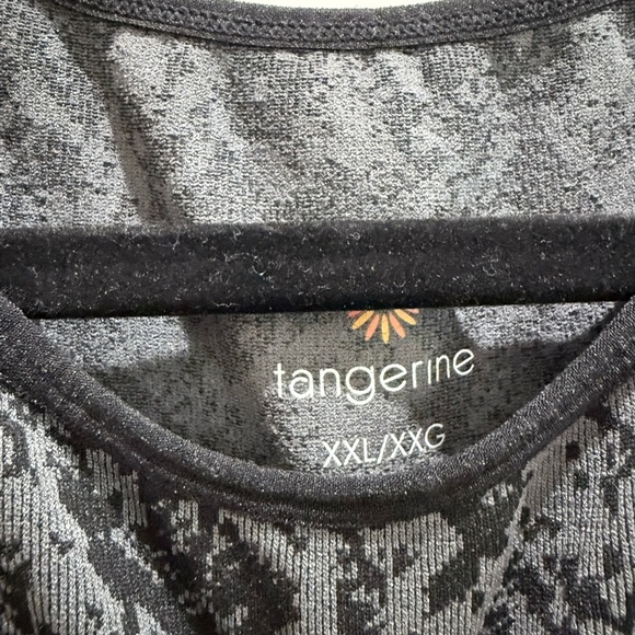 MAKE AN OFFER! 

Tangerine Black and Gray Patterned Tank Top - Picture 2 of 7